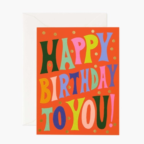 Happy Birthday to You Greeting Card