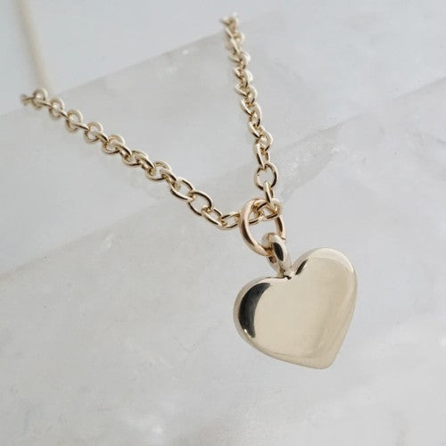 Magic Charm Heart Necklace (Gold)