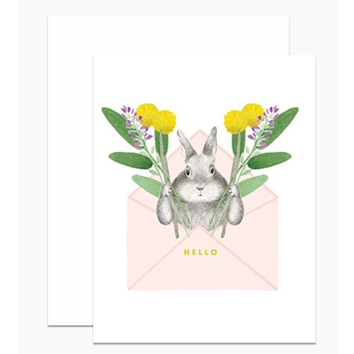 Hello Bunny Card
