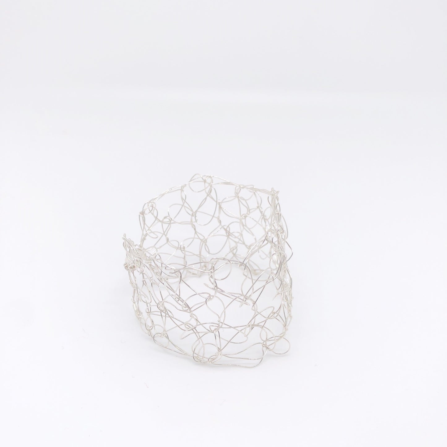 Gold Supernova Crocheted Wire Bracelet