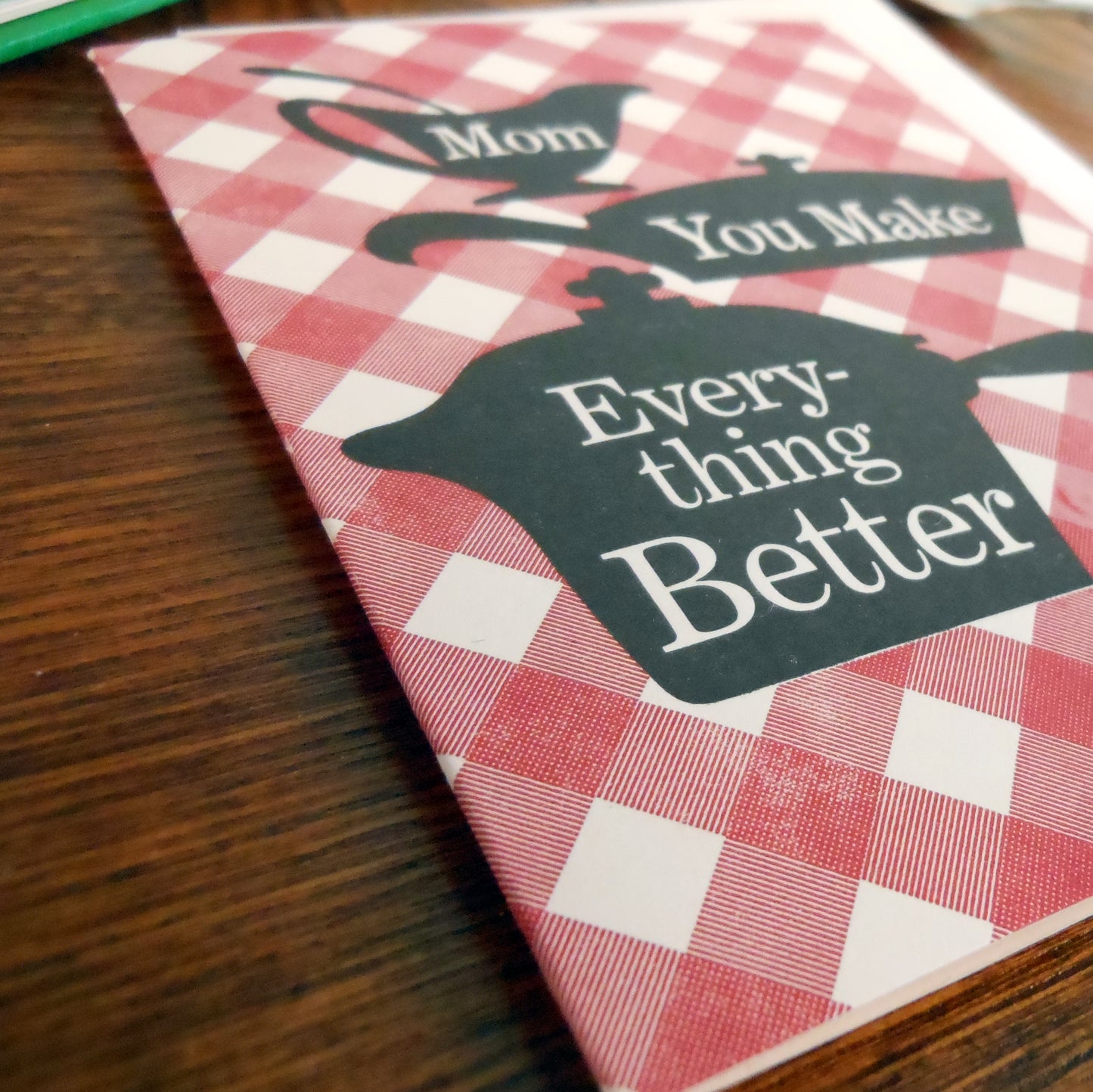 Cookbook Mother's Day Card
