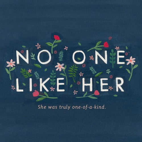 No One like Her Sympathy Card