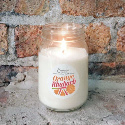 Orange Rhubarb Candle