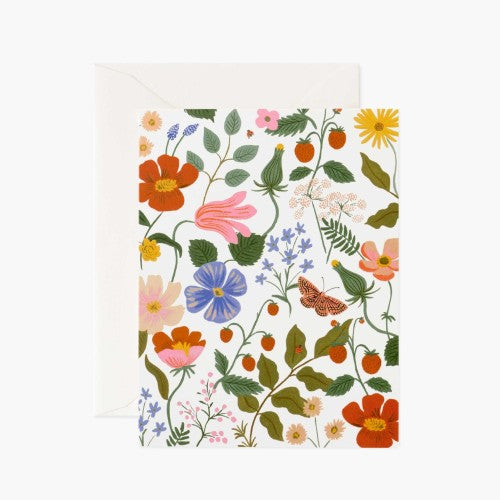 Strawberry Fields Blank Card