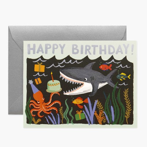 Birthday Shark Card