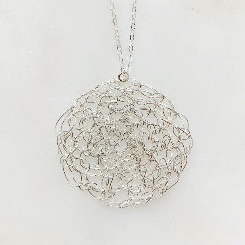 Silver XL Supernova Necklace