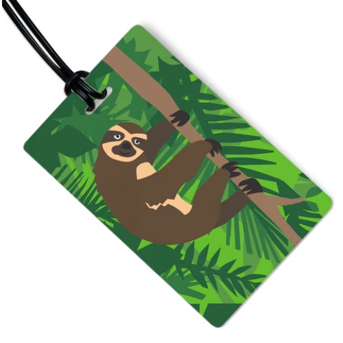 Sloth Luggage Tag