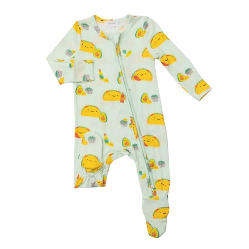 9-12 Month Taco Zipper Footie