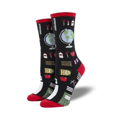 Women's/Small Socks - Teacher's Class Black
