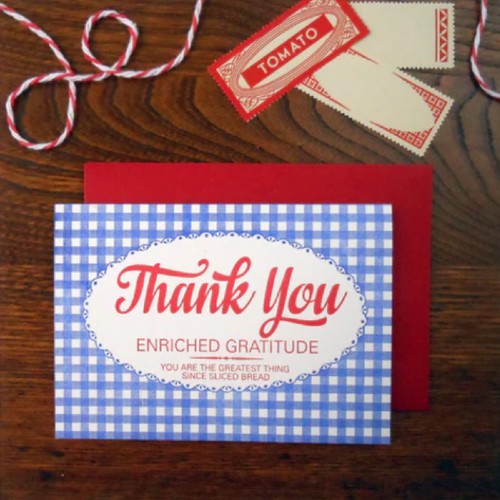 Thank You Bread Bag Card
