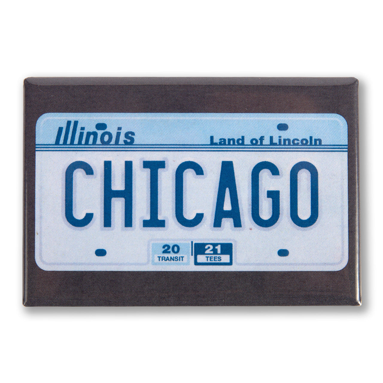 Chicago IL License Plate Magnet