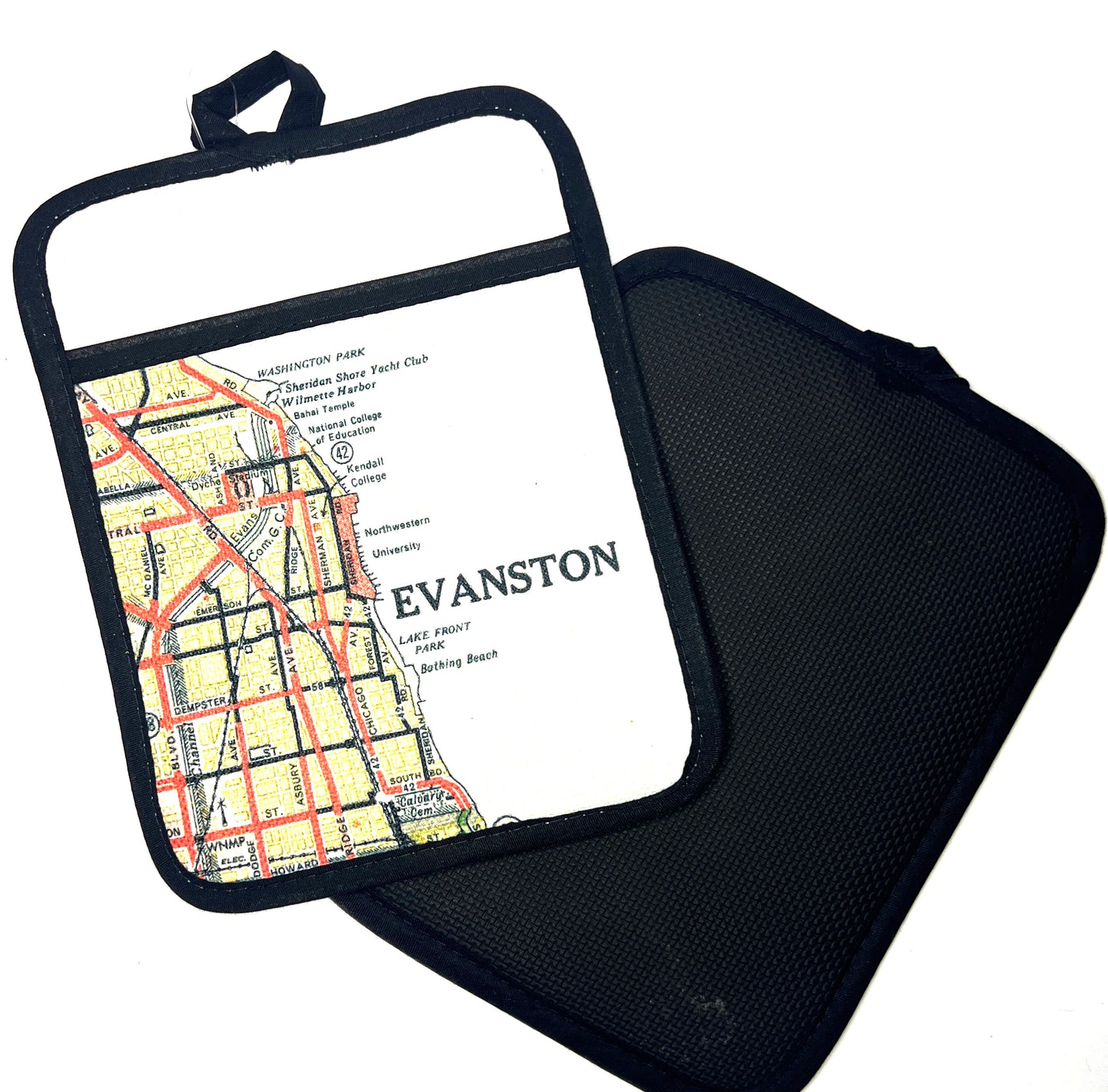 Evanston Map Potholder/Trivet