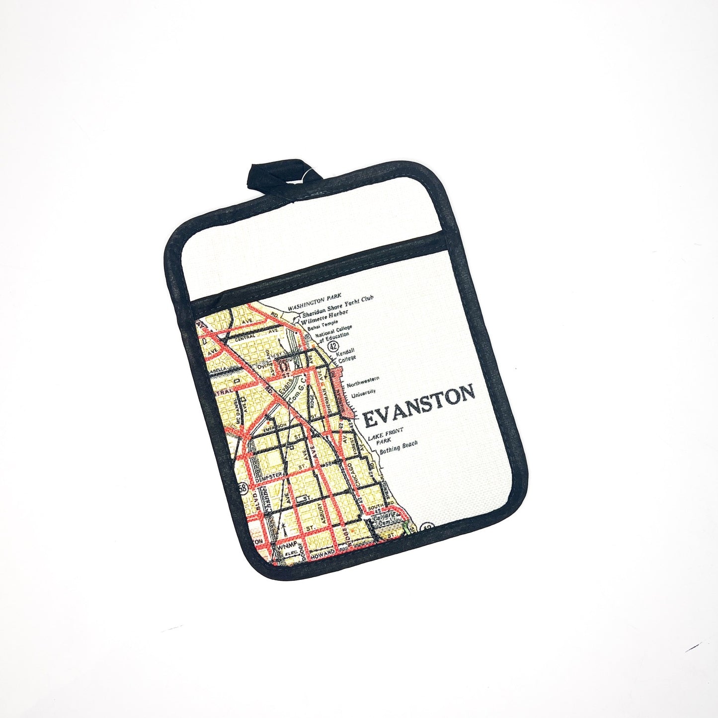 Evanston Map Pot Holder