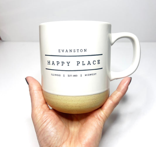 Evanston Is My Happy Place 17 oz Mug