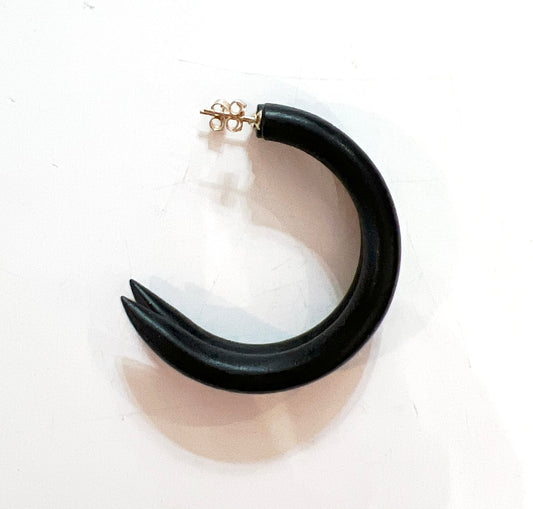Wood Large Hoops