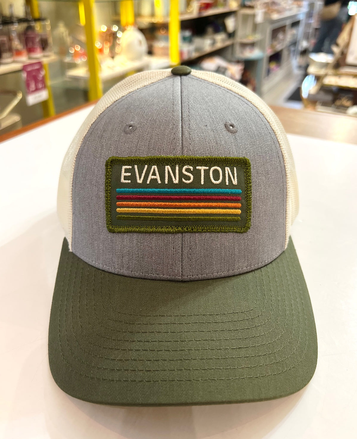 Evanston Retro Patch Baseball Hat