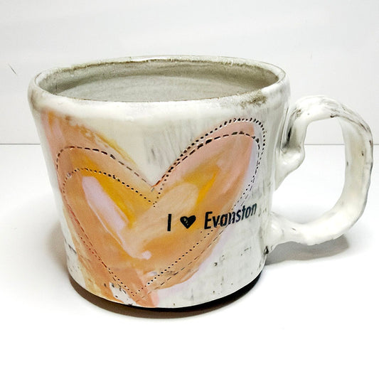 Evanston Love Mug: PINK-B