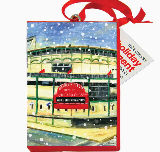 Wrigley Field, Chicago Canvas Ornament