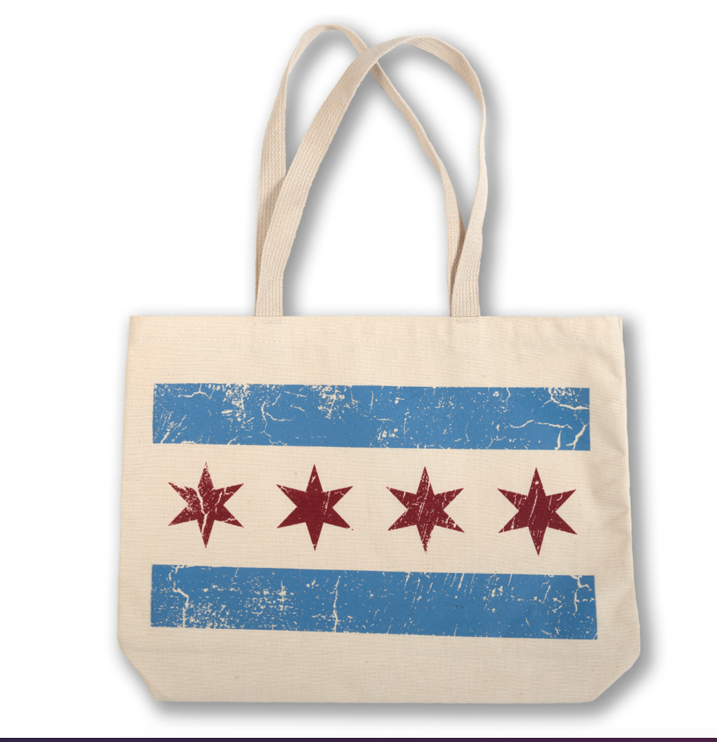 Chicago Flag Tote