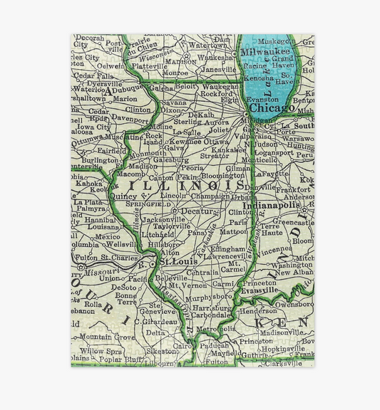 Illinois Map Puzzle