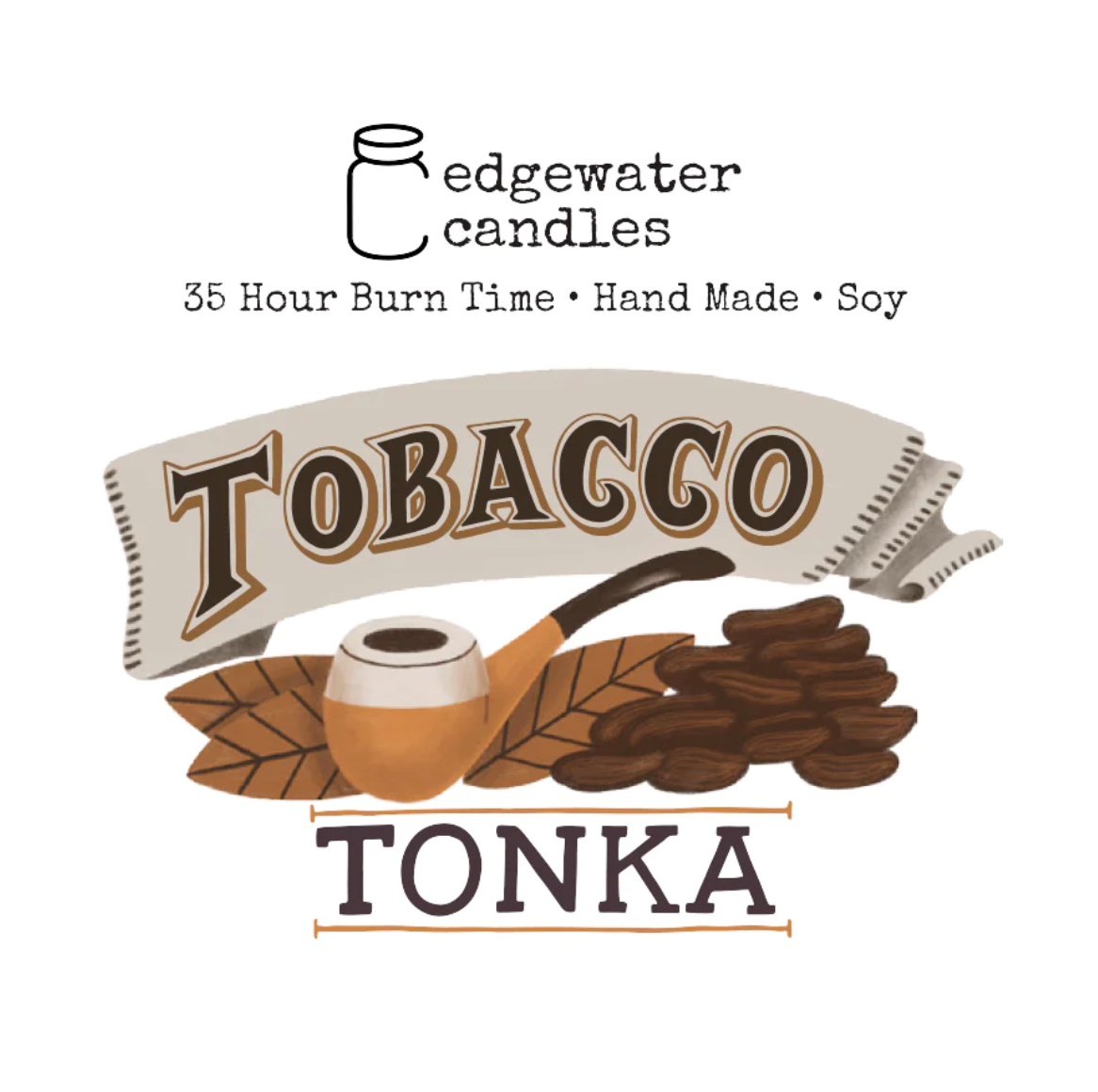 Tobacco Tonka Candle