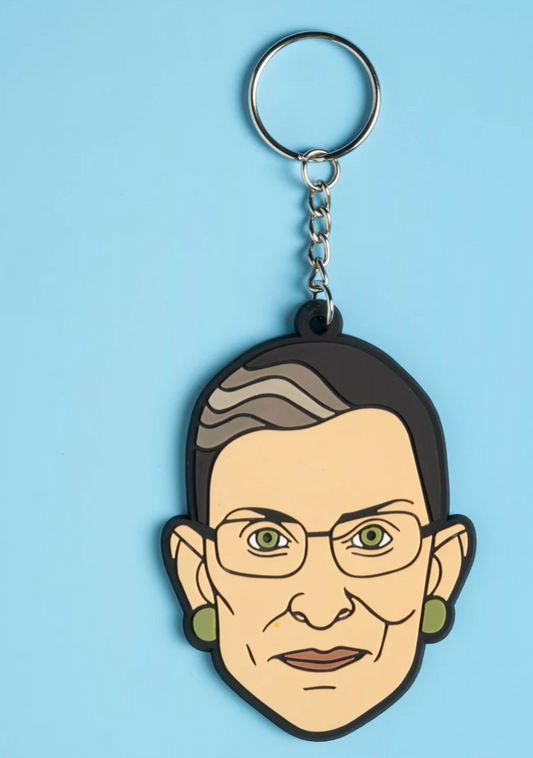 Ruth Bader Ginsburg PVC Keychain