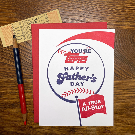You're Topps Happy Father's Day Card