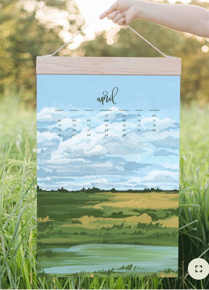 PRE-ORDER: 2026 XL Wall Calendar Refill: Natural World (Limited Quantity)