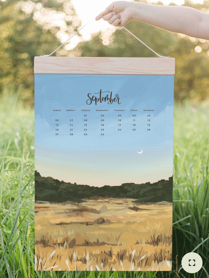 PRE-ORDER: 2026 XL Wall Calendar Refill: Natural World (Limited Quantity)