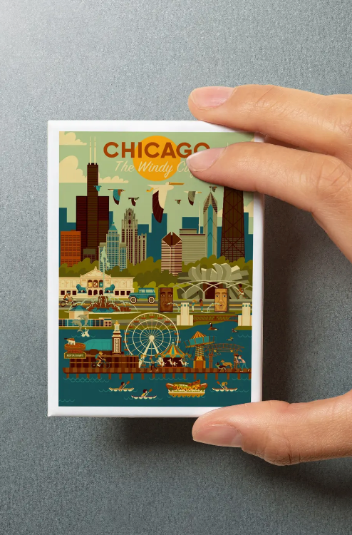 Chicago Windy City Magnet