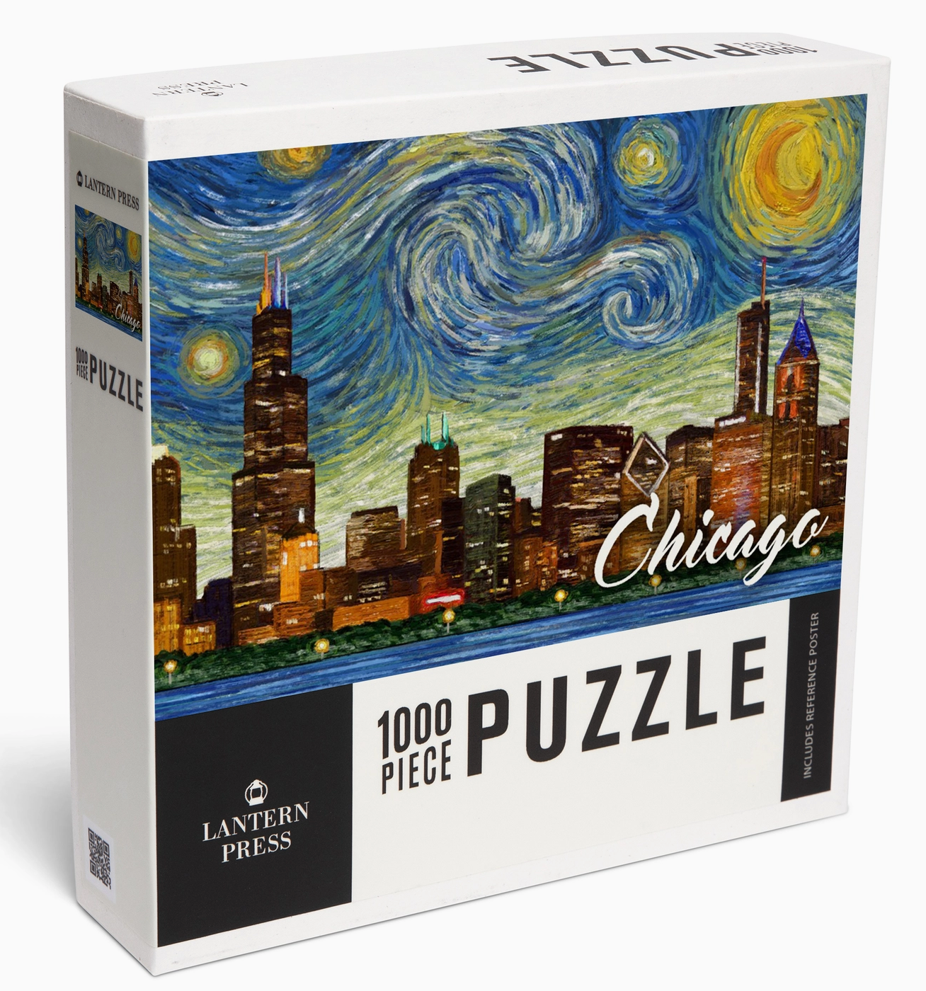 Chicago Starry Night 1,000 Piece Puzzle