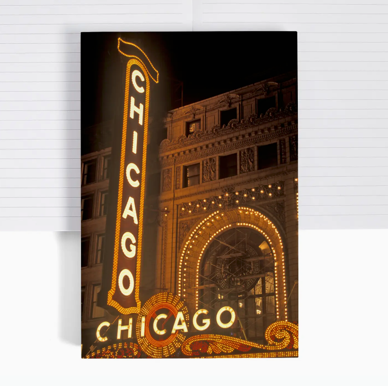 Chicago Theater Lined Journal