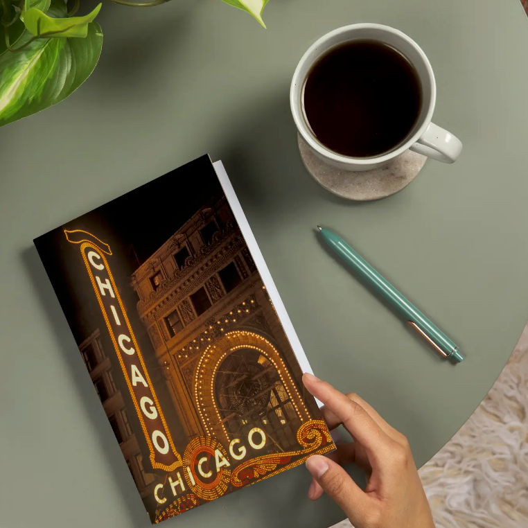 Chicago Theater Lined Journal