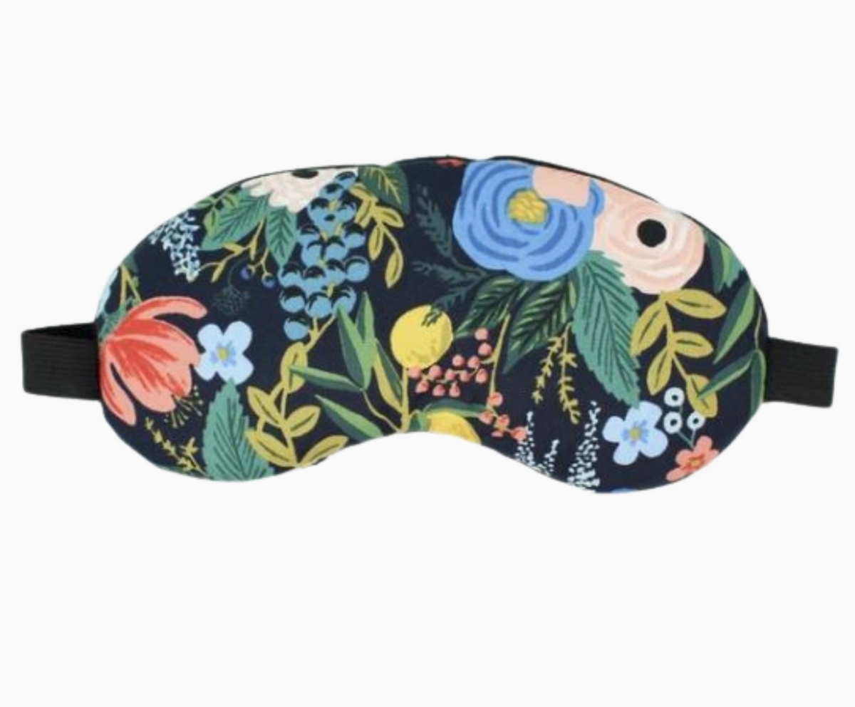 Navy Floral Sweet Dreams Eye Mask