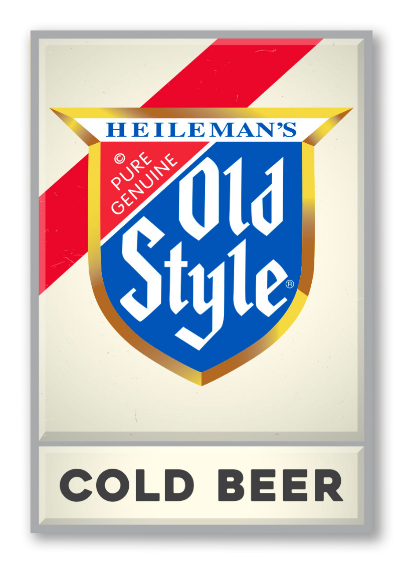 Old Style Cold Beer Magnet
