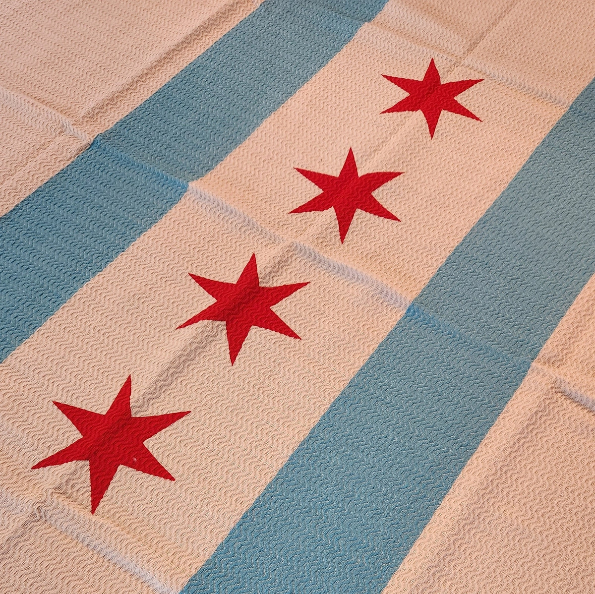 Chicago Flag Turkish Blanket