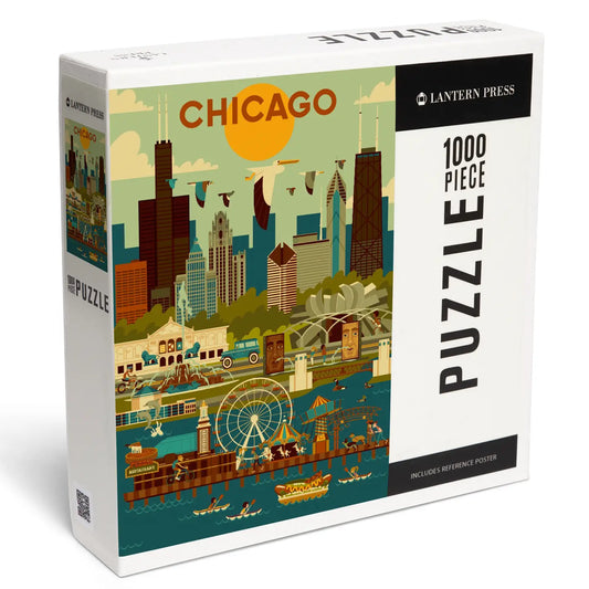 Chicago Geometric Puzzle: 1000 Piece