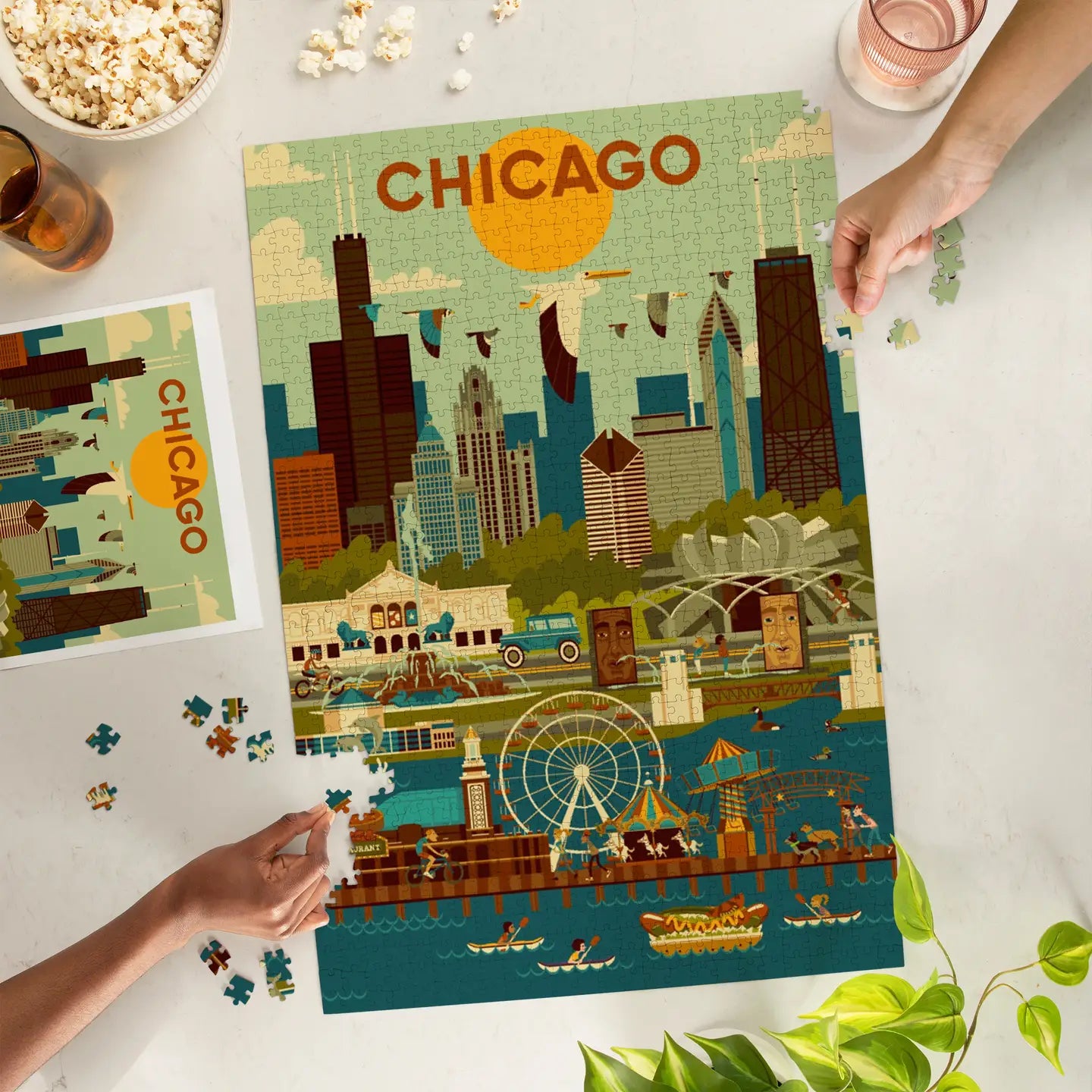 Chicago Geometric Puzzle: 1000 Piece