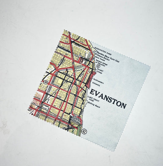 Evanston Microfiber Eyeglass Cleaning Cloth