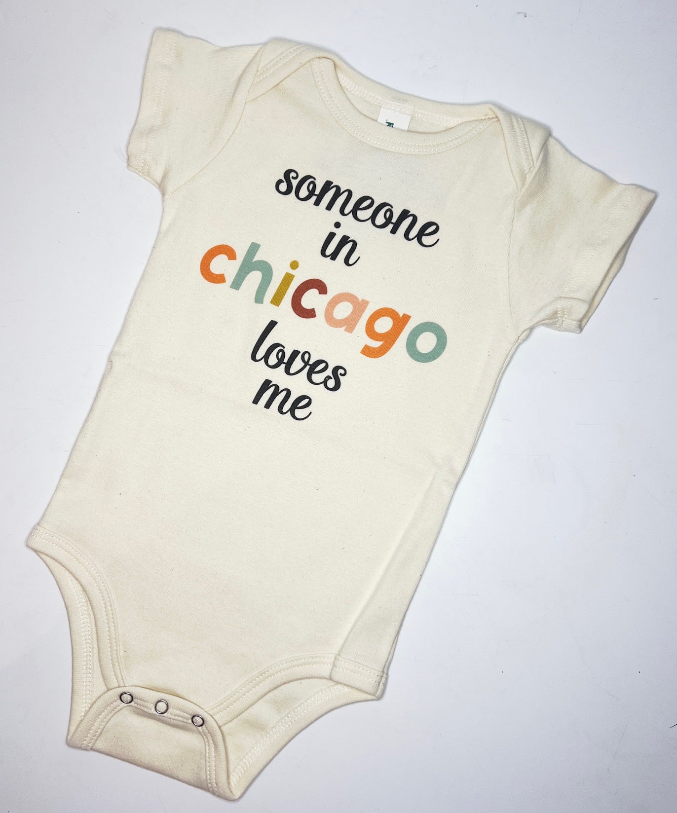 Someone in Chicago Loves Me Onesie: 6-12 Months