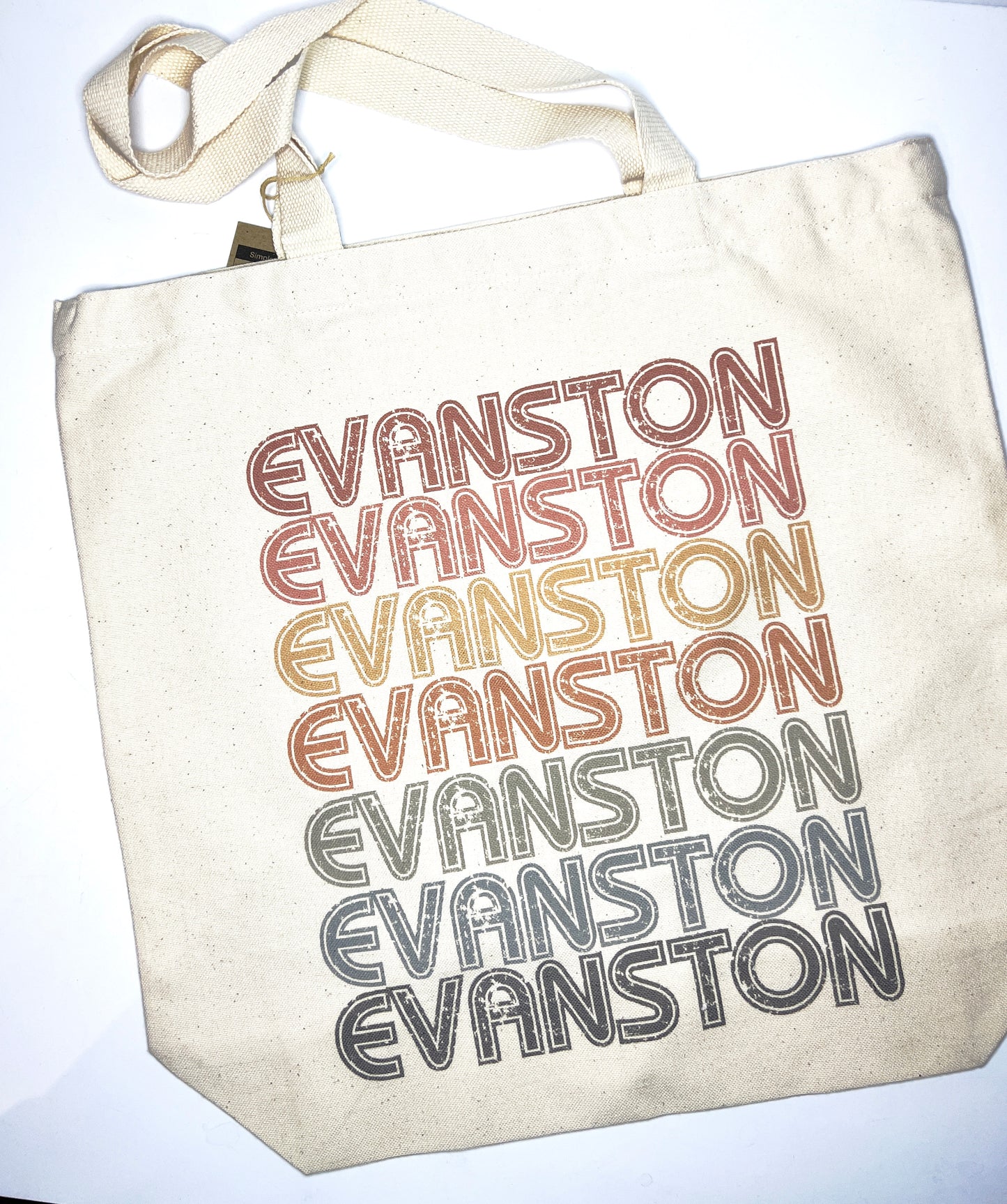 Retro Repeat Evanston Tote Bag