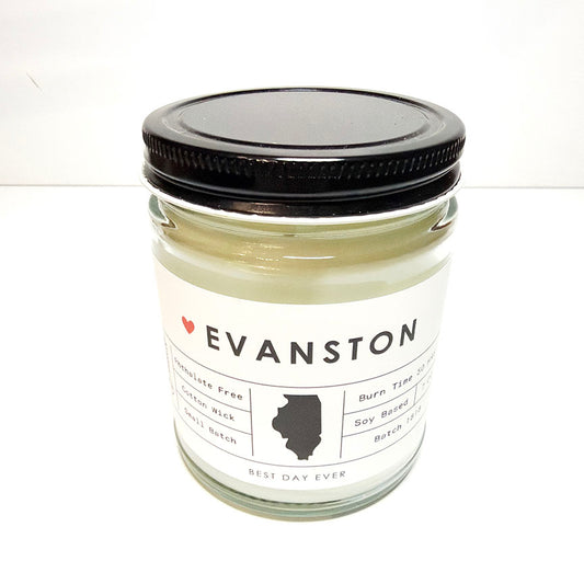 Evanston Amber & Driftwood Soy Candle