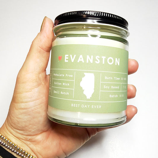 Evanston Eucalyptus Mint Soy Candle