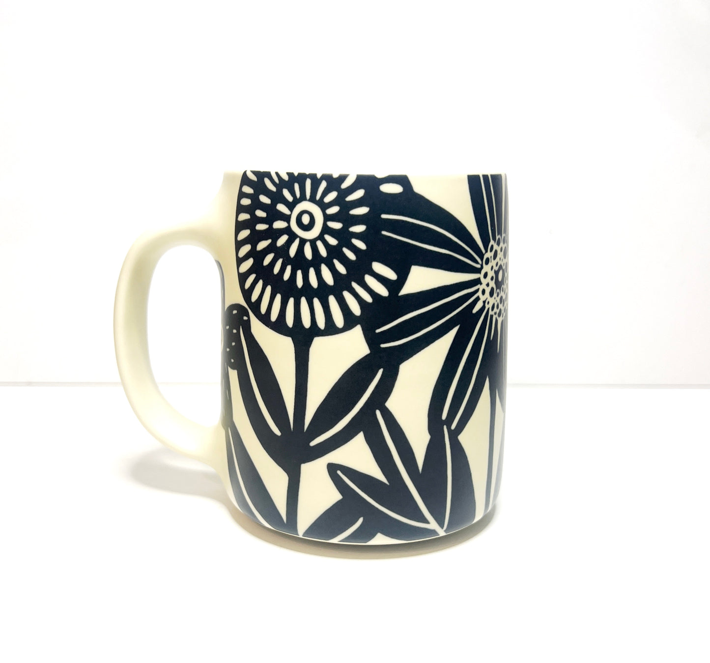 16 oz Floral Ceramic Mug