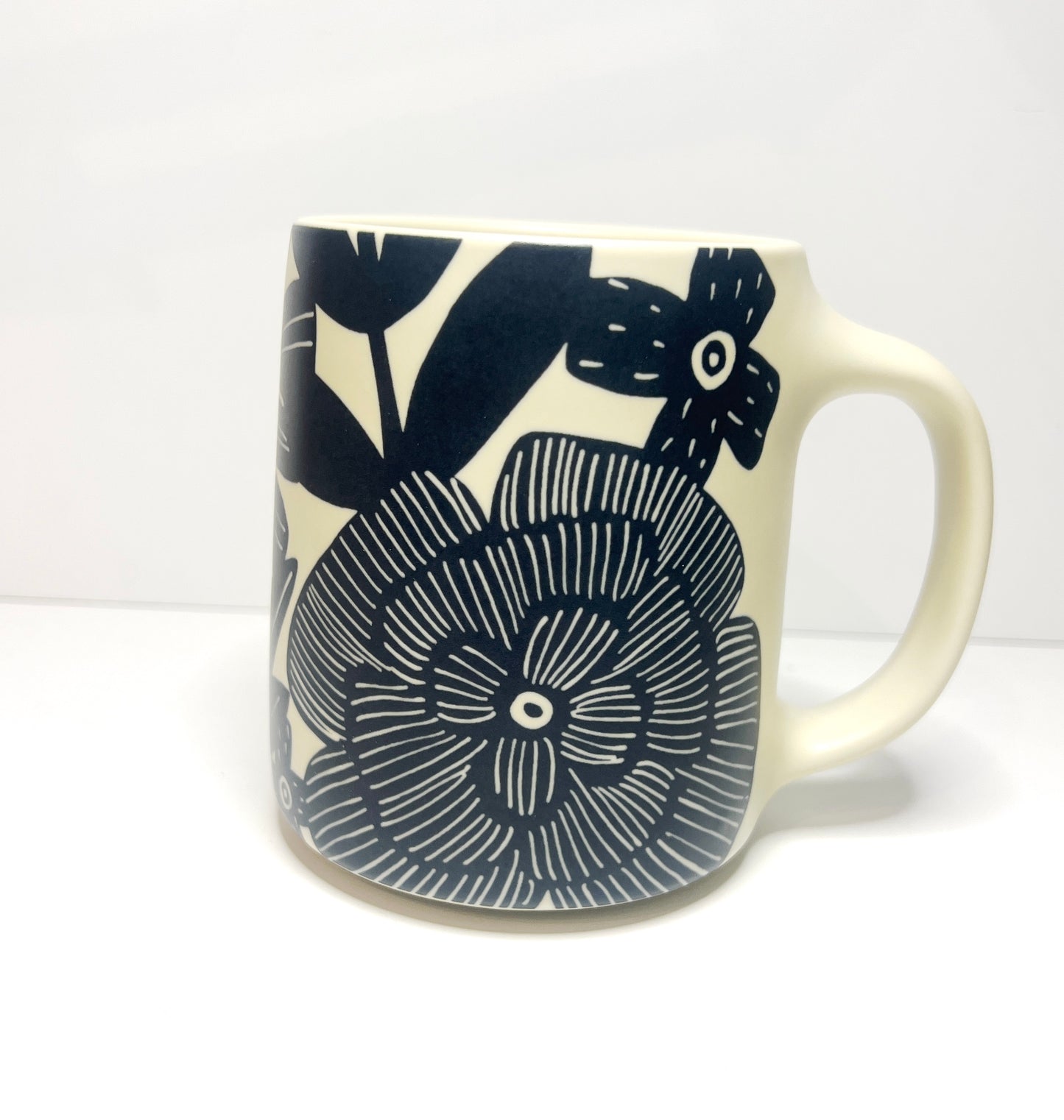 16 oz Floral Ceramic Mug