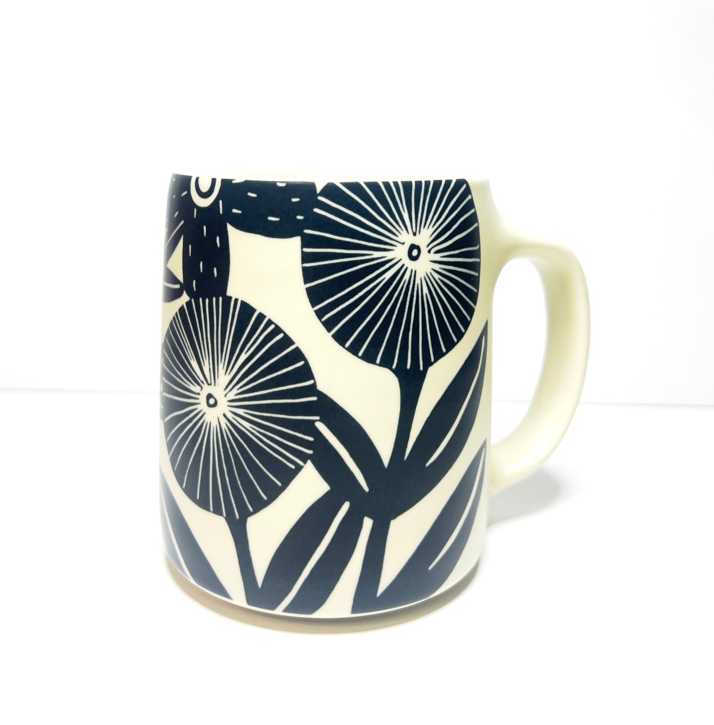 16 oz Floral Ceramic Mug