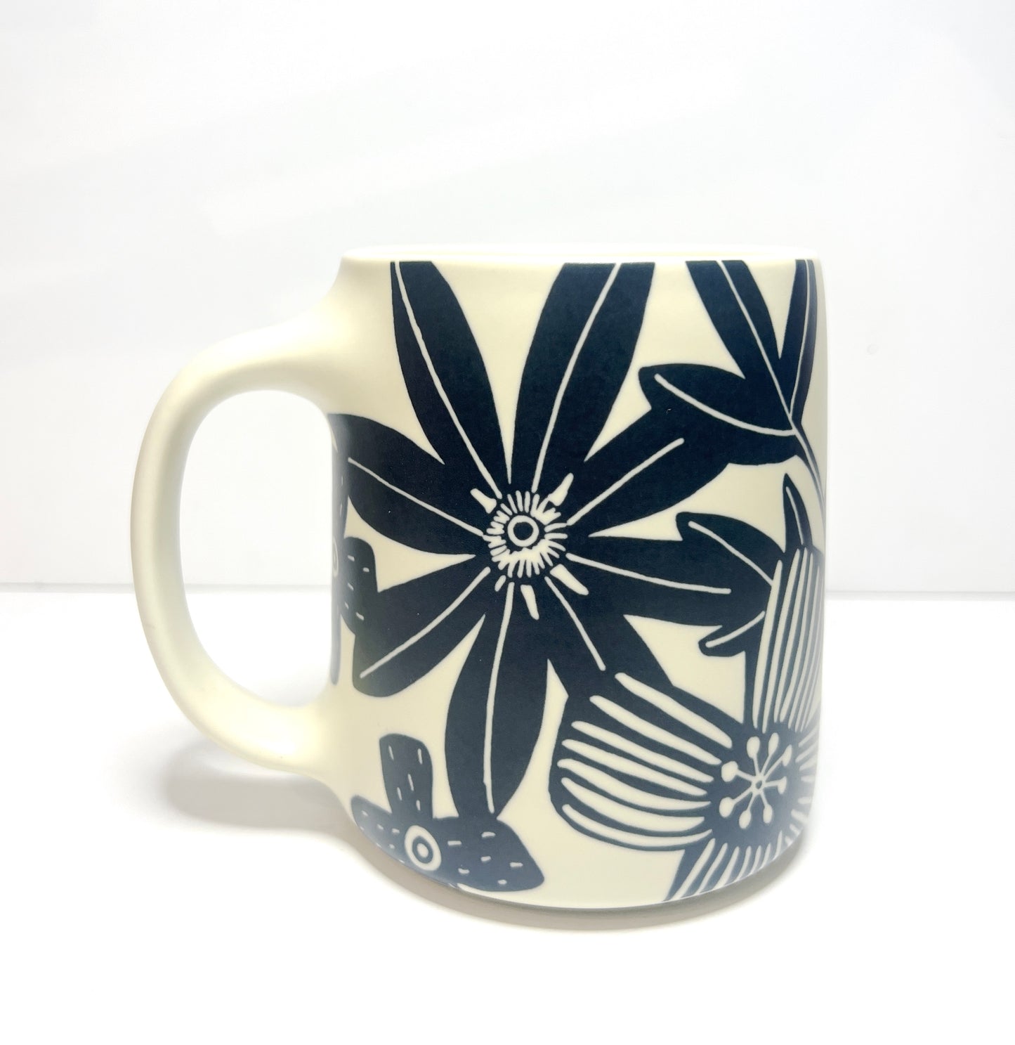 16 oz Floral Ceramic Mug
