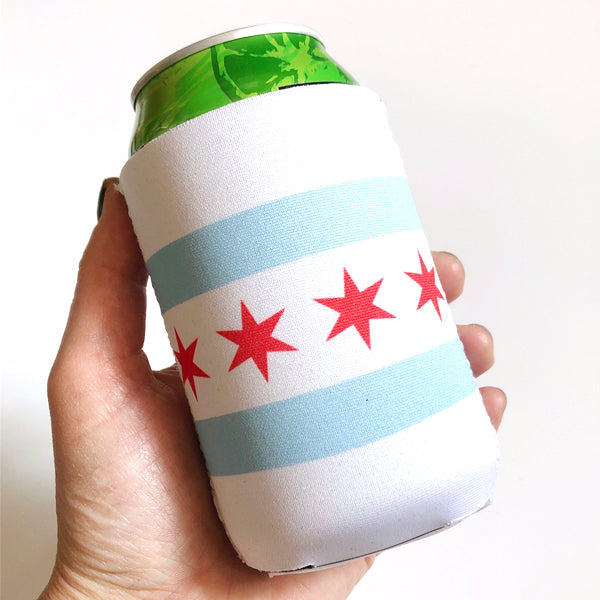 Chicago Flag Coozie