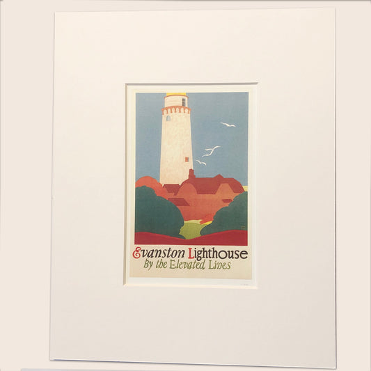 Evanston Lighthouse 8" x 10" Print