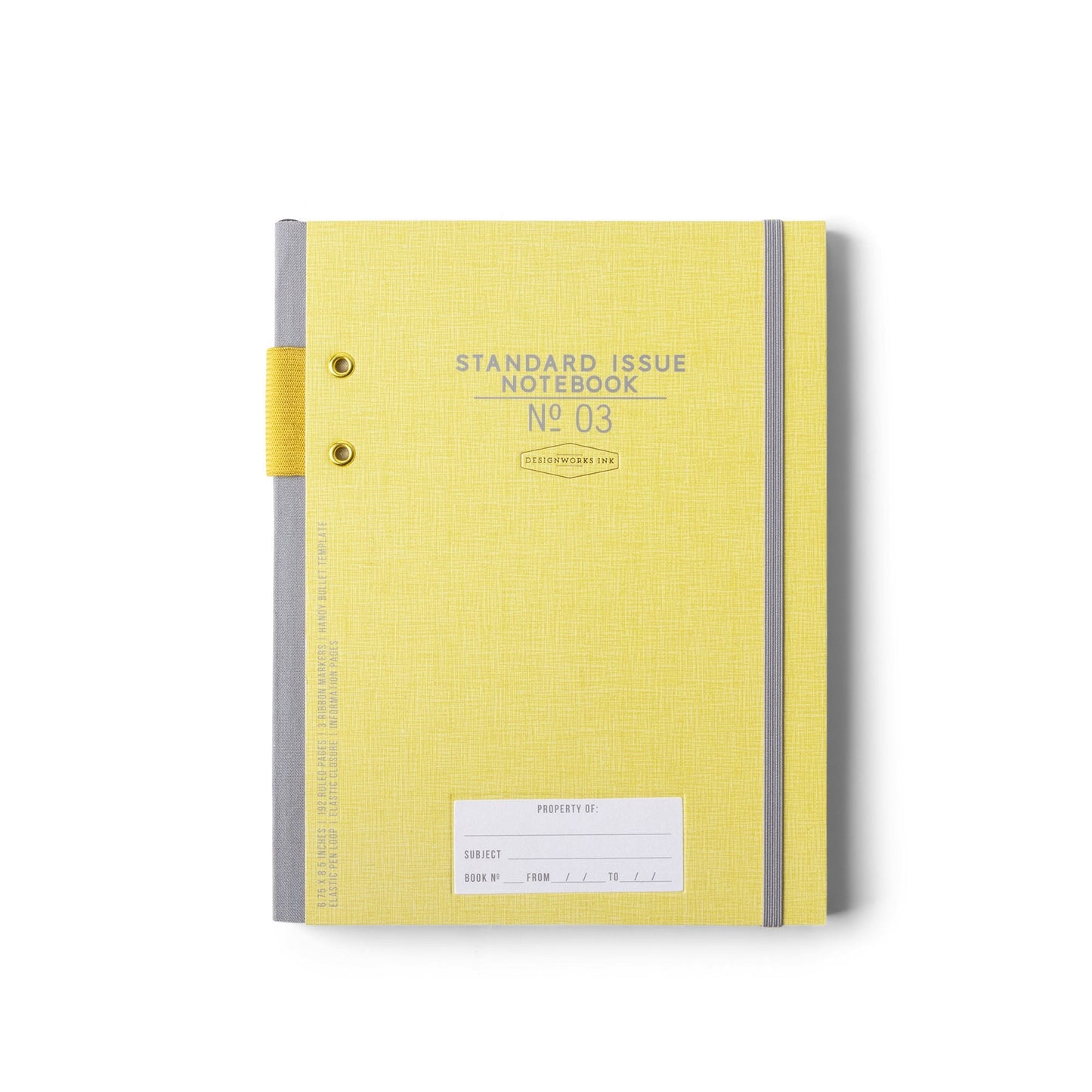 STANDARD ISSUE NOTEBOOK NO.3 | YELLOW
